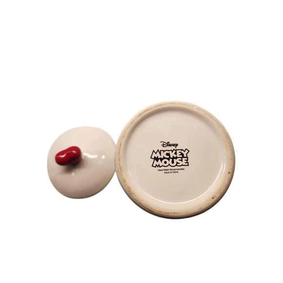 Vintage Mickey and Minnie Ceramic Valentine Jar - Picture 4 of 6